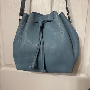 Portland Leather Dream large Bucket Drawstring Bag